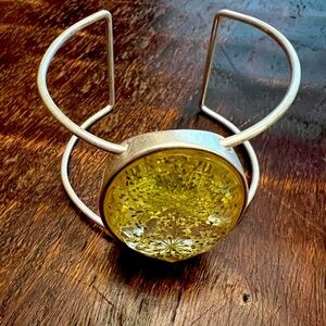 J JILL FLOWERED BANGLE BRACELET